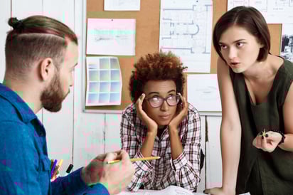 colleagues-argueing-discussing-drawings-new-ideas-office